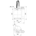 Grundfos UNILIFT KP350-AV-1 1x220-240V 50Hz 5mSCH